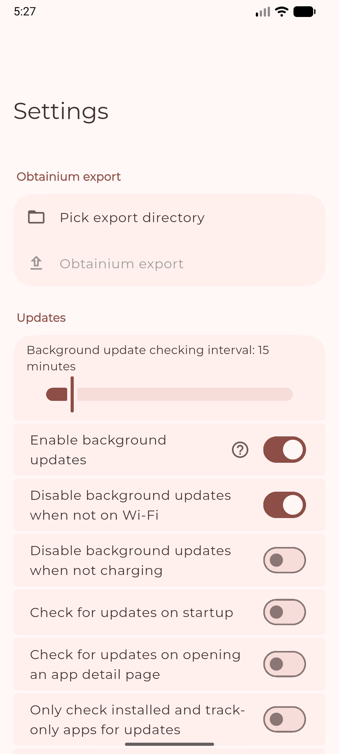 Obtainium Material You 动态取色截图